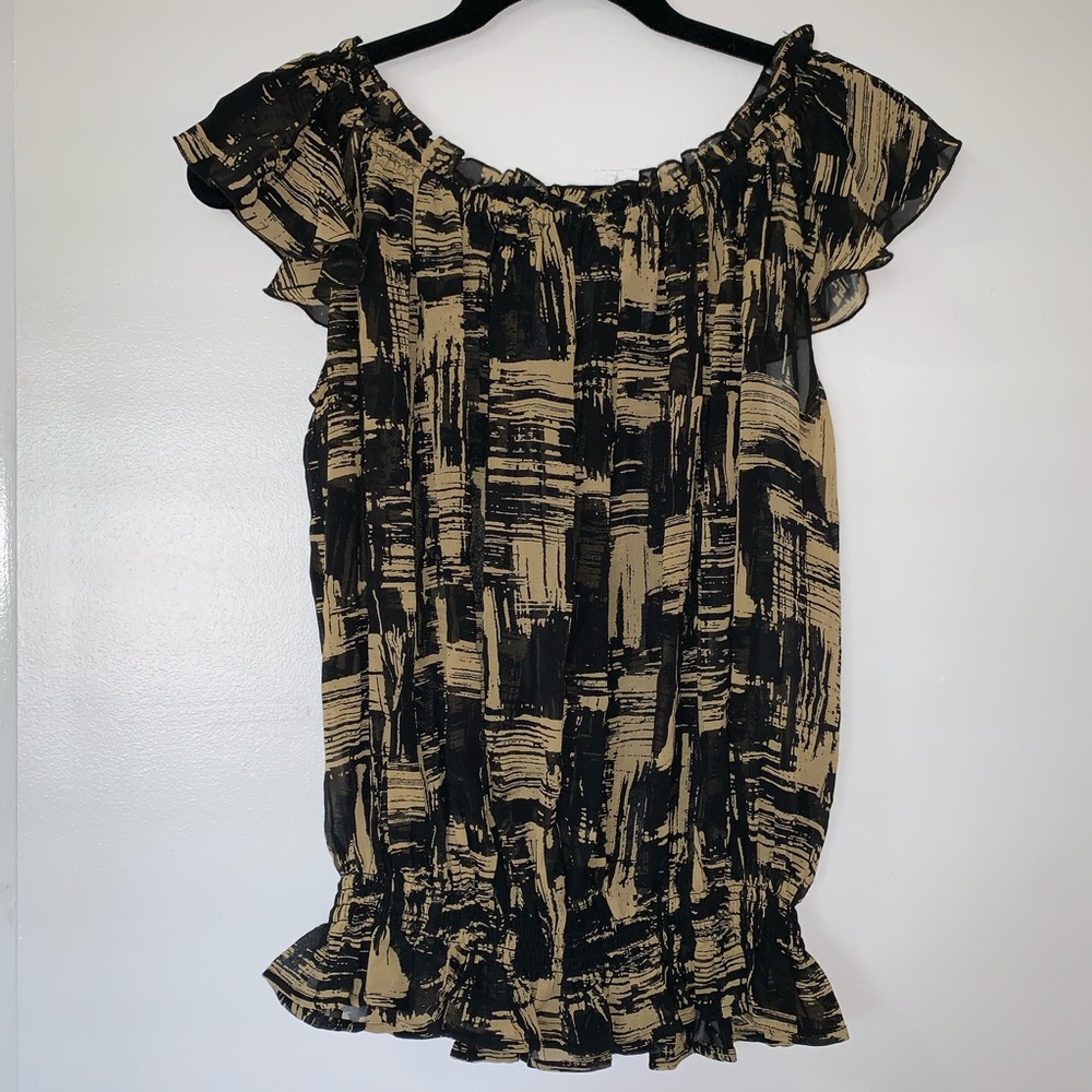 Rachel Zoe Off The Shoulder Top sz 2